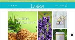 Desktop Screenshot of lanikaibathandbody.com